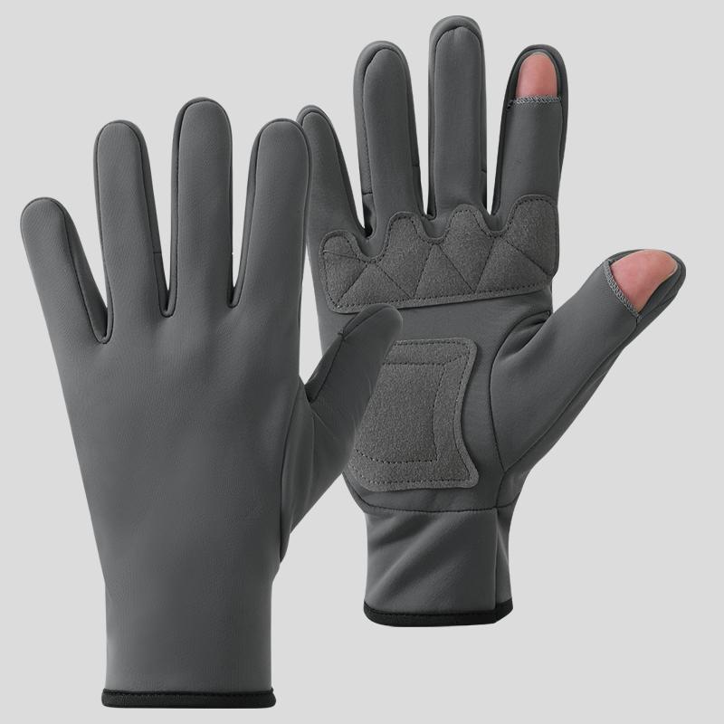 Custom Logo Touch Screen Anti-Slip Full Fingers Biking Man Winter Windproof Outdoor Sports Gloves