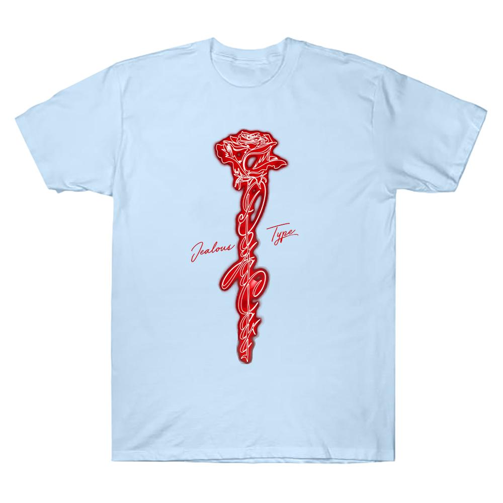 Doja Cat Jealous Type Rose Rose Graphic T Shirts Unisex Men Women Summer Cotton Clothing Harajuku Aesthetic Short Sleeve Tee Y2K
