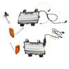 Pair For 18-22 Jeep Wrangler JL LED Daytime Running Lights w/ Turn Signal Light