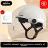 Electric Battery Car Helmet Women's Summer Sun Protection Breathable Hard Hat Motorcycle Riding Helmet Four Seasons Half Helmet