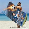 Anime Soccer Star Beach Towel Patterned Sunscreen And Windproof Suitable For Swimming Pool Camping Travel Blanket