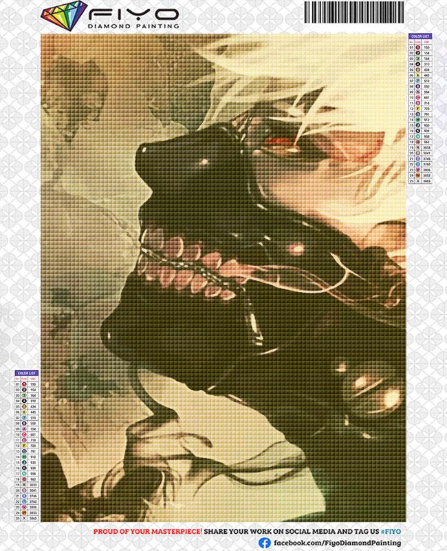 DIY 5D Diamant Malerei Tokyo Ghoul Anime Volle Mosaik Diamant Stickerei Bild Strass Kreuz Stich Kits Wohnkultur cuadros