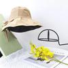 Women's Summer UV Protection Sun Hat with Bow and Face Covering, Large Brim for Outings