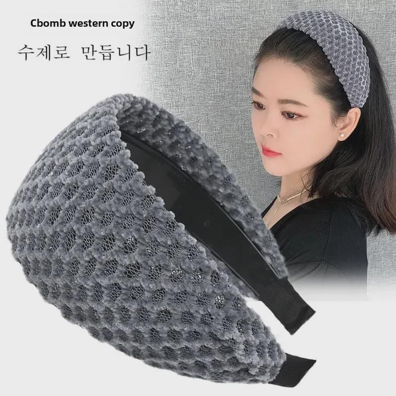 Spinka do włosów z szeroką opaską: Antypoślizgowa nakładka na włosy dla kobiet