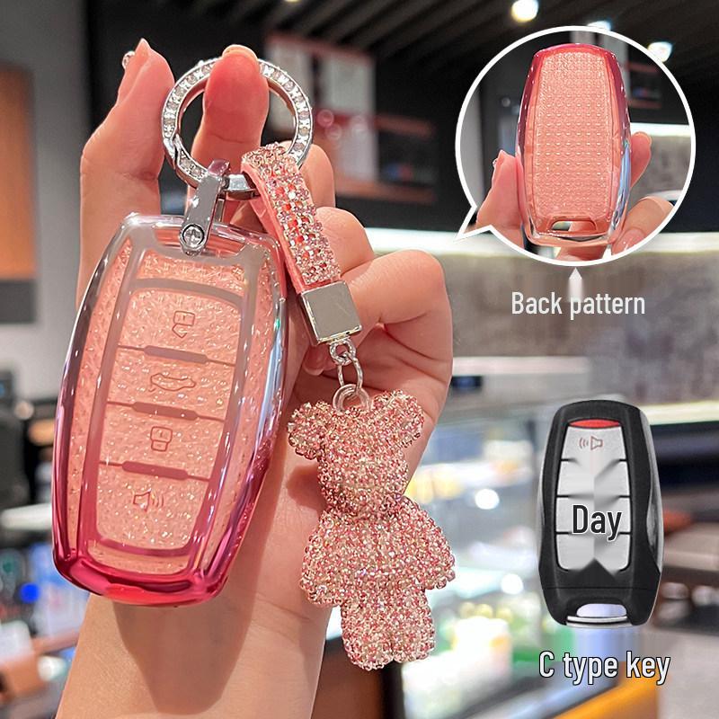 Haval H6 Key Cover for M6 Plus, Third Gen Big Dog, F7, Female H9, National Tide, H2S Red Hare, H7X, Great Wall F5 Shell Buckle