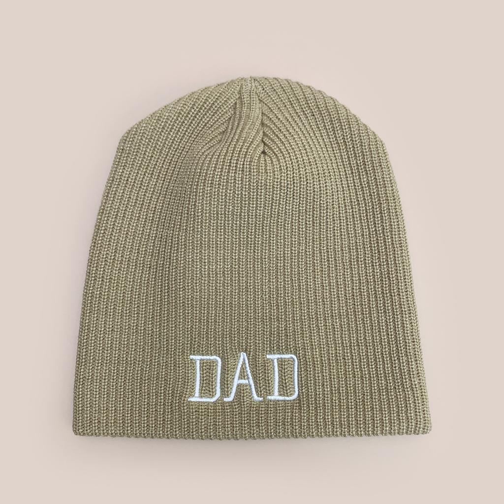 Autumn and Winter Design Simple Parents Letter Embroidery Knitted Hat Men and Women Warm Personality Cold Hat Pullover Hat
