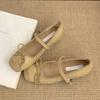 Inner Height Increase Shallow Single Shoes Women's Spring New 2025 Spring New Retro Evening Thick-soled Mary Jane Shoes