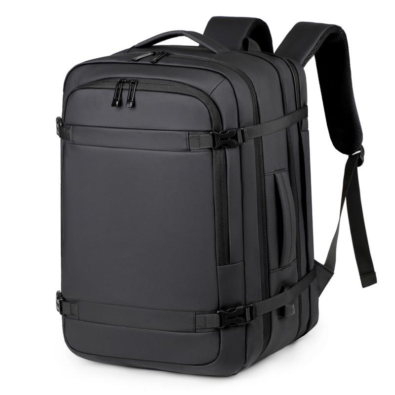 Large Capacity Water-Resistant Business Backpack with Charging Port