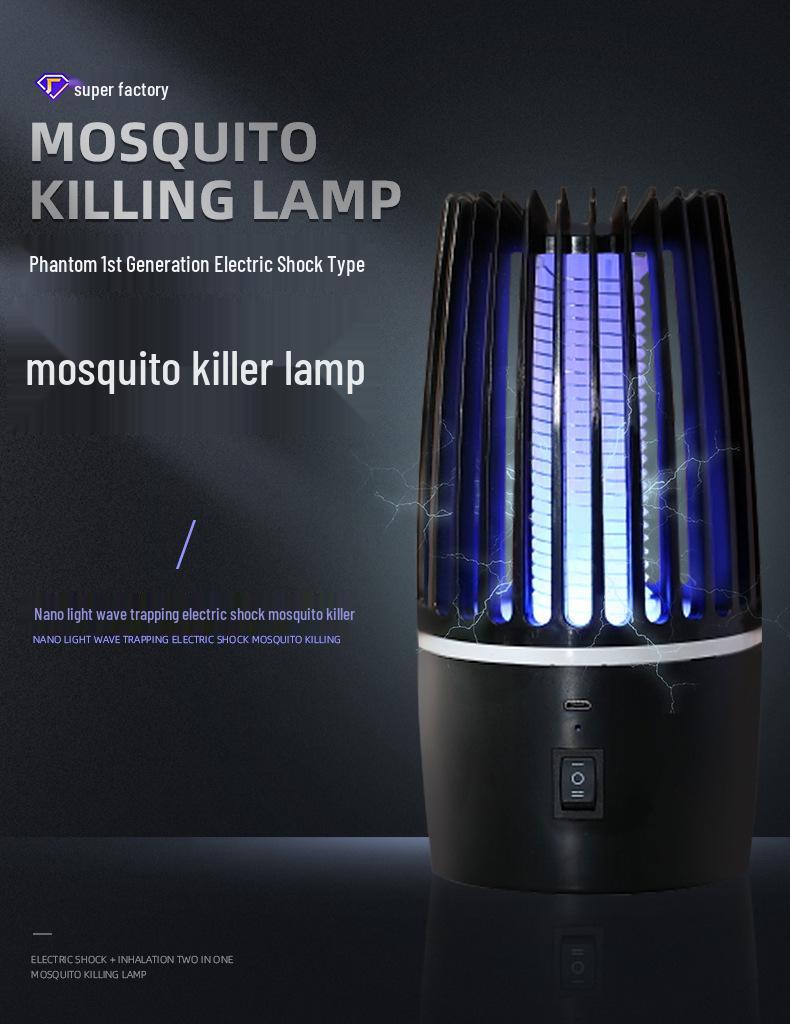 USB Rechargeable Outdoor and Indoor Electric Mosquito Killer Lamp and Repellent Trap