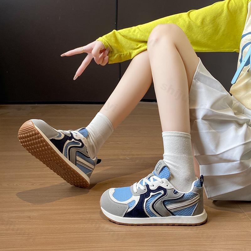 Fashion 2025 Spring New Fashion Trend Casual Sport Shoes for Women Mesh Breathable Comfortable Versatile Shallow Mouth Platform sneakers