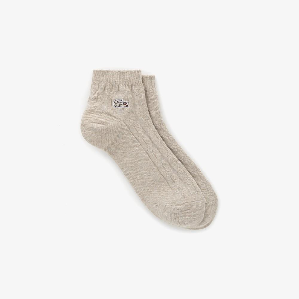 [lacoste] Женские носки с косами до щиколотки RA034E-56GI18 0TU
