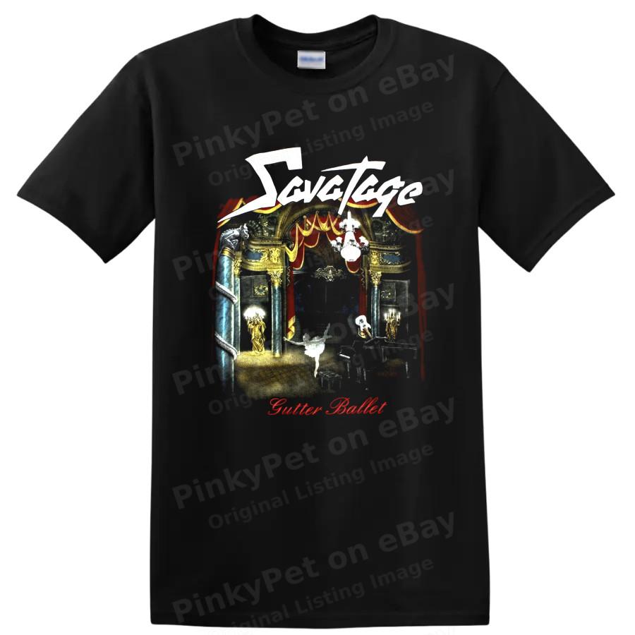 Savatage Rock Metal Music T Shirt Vintage Stage Graphic Band Tee