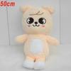 Kpop Skzoo Plush Toy Wolf Kawaii Cartoon Stuffed Animal Plushie Doll Large Size Kids Babies Sleeping Pillow Gift