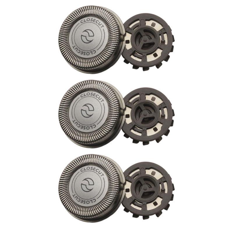 Compatible Replacement Heads for Philips Shaver Models YQ6008, YQ6108, YQ6188, YQ6308, and Carmen Bracket Accessories.