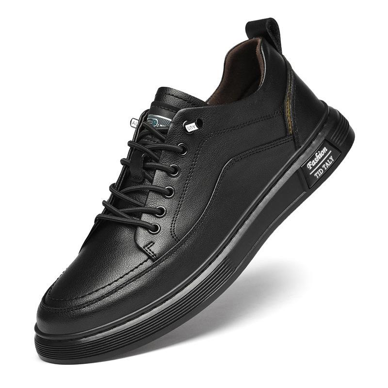 Men's No-Tie White Casual Sports Shoes - Autumn Soft Sole Fashion Sneakers