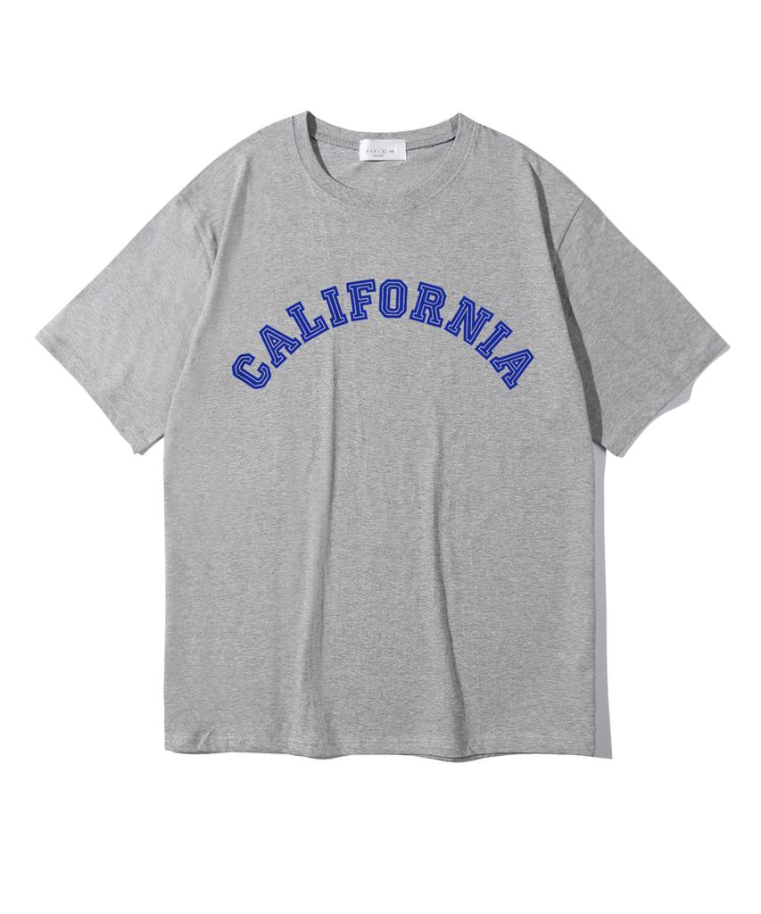 Oeta California Double Cotton Oversized Short Sleeve T-Shirt Ots26014(8 Colors) (Type A)