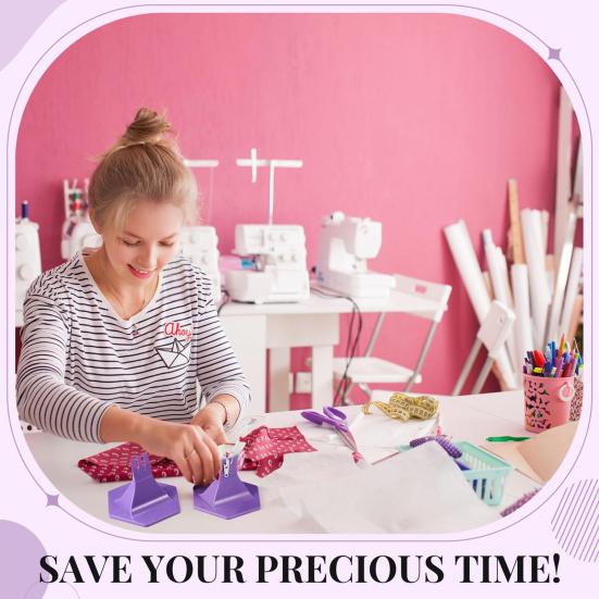 2Pcs Zipper Jig Zipper Pull Installing Tool Reusable Zip Fastener Jig Stackable Zip Slider for Pants Dresses Jackets Zipper Installation