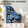 1 Piece Orca Whale-themed Flannel Blanket, Soft and Cozy, Perfect for Sofa, Bed, Office. Ideal Gift for Family, Friends, Holiday