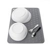 Dish Drying Mat Flexible Cups Plates Draining Tableware Dishware Forks Anti-slip Reusable Hanging Table Dinnerware Pad