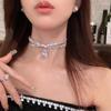 Spicy Girl Tassel Pearl Necklace: Elegant, Versatile Clavicle Jewelry for Women