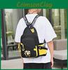 Kids Cartoon Chest Bag Cute Street Fashion Nylon Outdoor Backpack Waterproof