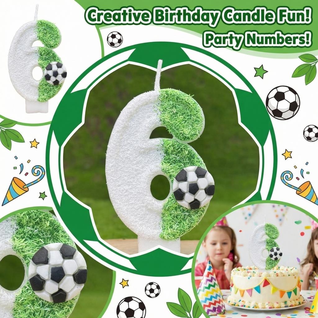Fashion Cartoon Creative Birthday Candles Party Digital Candles