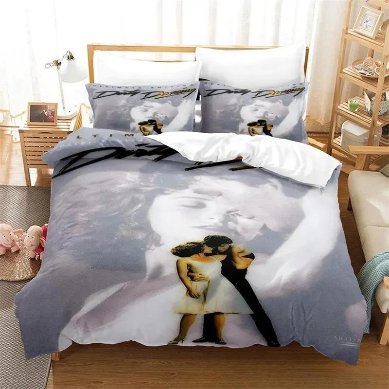 3D Print Dirty Dancing Bedding Set,Duvet Cover Comforter Bed Set Quilt Cover Pillowcase,King Queen Twin Size Boys Girls Adults