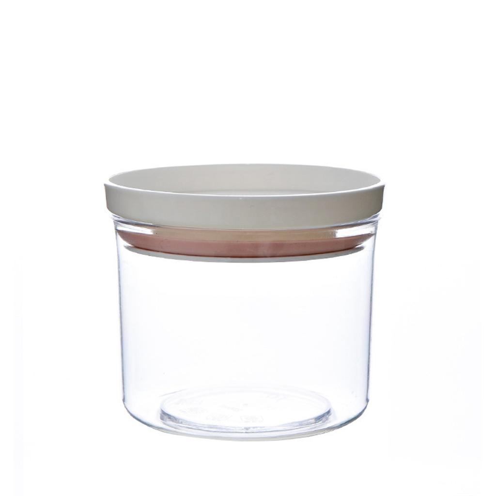 Plastic Airtight Food Container Sealing Storage Canister With Lid Cereal Seasoning Jar Sealed Flour Tank Kitchen Supply