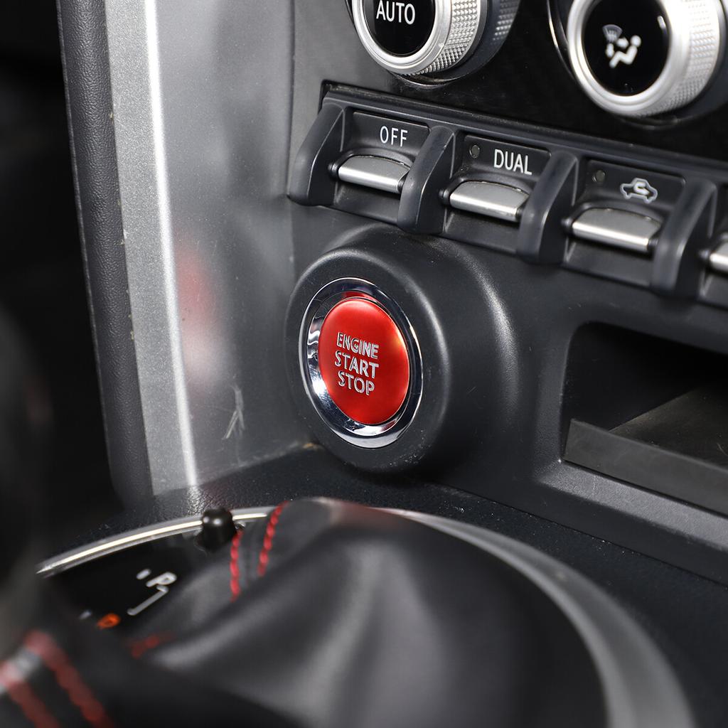 Red Engine Start Stop Push Button Cap Cover Ring For Toyota 86/Subaru BRZ 12-20