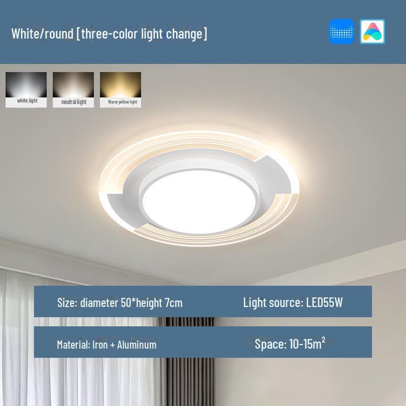 2023 Modern Full-Spectrum Eye Protection Ceiling Lamp for Living Room, Bedroom, Study, and Restaurant