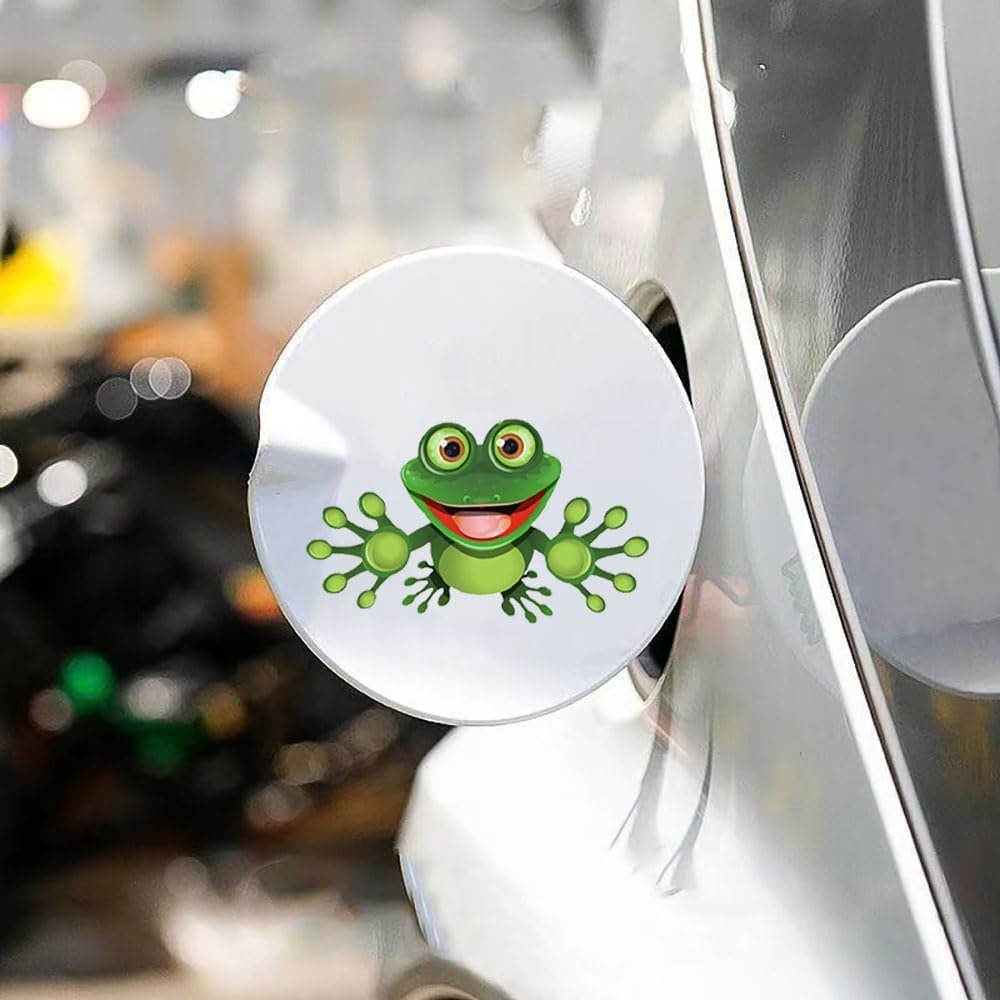 Decorative Green Frog Stickers, Vinyl Material, Suitable for Decorating Car Bodies, Trucks, Off-road Vehicles, Windows, Rear Windshield, Helmets,