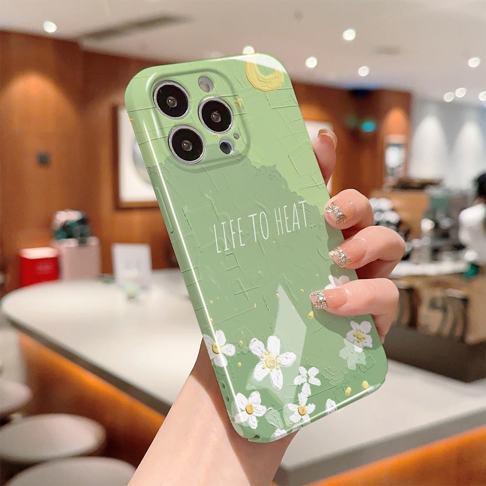 All-inclusive-Film-Telefonhülle, Cartoon-Modedesign, Hartschale, vollständige Abdeckung, stoßfeste Kamera-Schutzhülle für OPPO Realme OnePlus Infinix Tecno