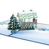 3D Christmas Gingerbread House Greeting Card Ornament 2025