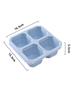 4 Grid Snack Box for Kids and Adults for Home Snack Storage Bottles Crisper Reusable Meal Prep Lunch Box Portable Kitchen Tool