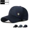 Men's Autumn Winter Velvet Thickened Cotton Baseball Cap Outdoor Warm Cold-proof Baseball Hats Outdoor Trucker Hats