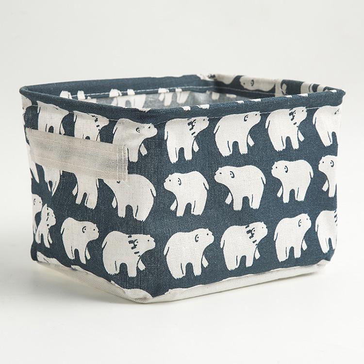 Sundries Toy Storage Box Laundry Basket Linen Desktop Storage Basket Underwear Cosmetic Organizer Office Stationery Organizer