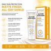 Silicone Sunscreen SPF 50 PA+++ | Broad Spectrum UVA/UVB & Blue Light Protection | Matte Finish Water-Resistant Gel with Ceramide Complex, Aloe Ver
