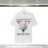 Casablanca CASA Print T-Shirt Teen Boys Loose Fit Short Sleeve Top
