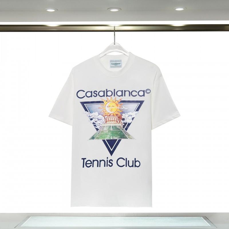 Casablanca CASA Print T-Shirt Teen Boys Loose Fit Short Sleeve Top