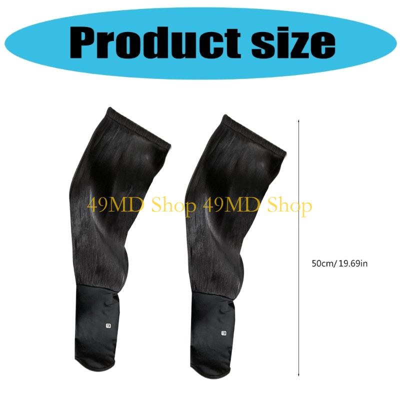 49MD Finger Protective Cooling Arm Guards Sweat Wicking Fabric Summer Cooling Sleeve