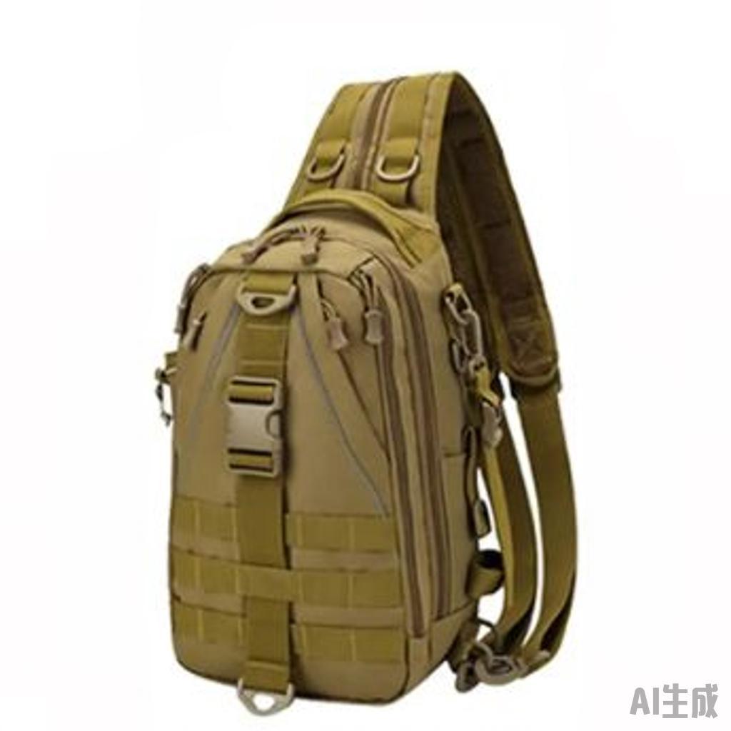 Mens Fanny Pack, Tactical Backpack Outdoor Chest Bag Shoulder Pack Hiking Climbing Shoulder Bags Hunting Daypack Single/Double S