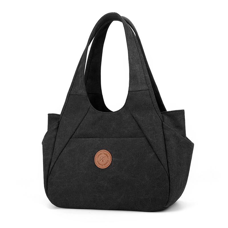 Velkokapacitní plátěná taška Tote Bag Dámská taška Kabelka