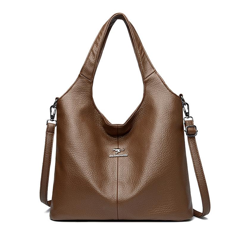 

Сумка женская Wind сумка подмышку 2025 новая мода однотонная ПУ сумочка ретро сумка для мамы сумка через плечо