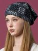 Thick UV Protection Bandana Bohemian Hair Headscarf Handkerchief [BLACK] Autumn/Winter Ver.