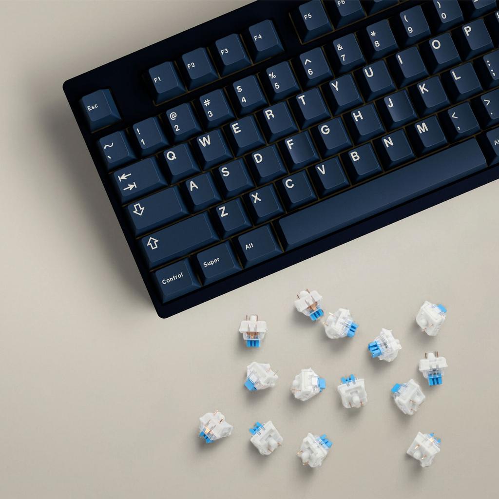 36PCS Tactile Clicky Keyboard Switches 3pin Compatible with Standard Boards