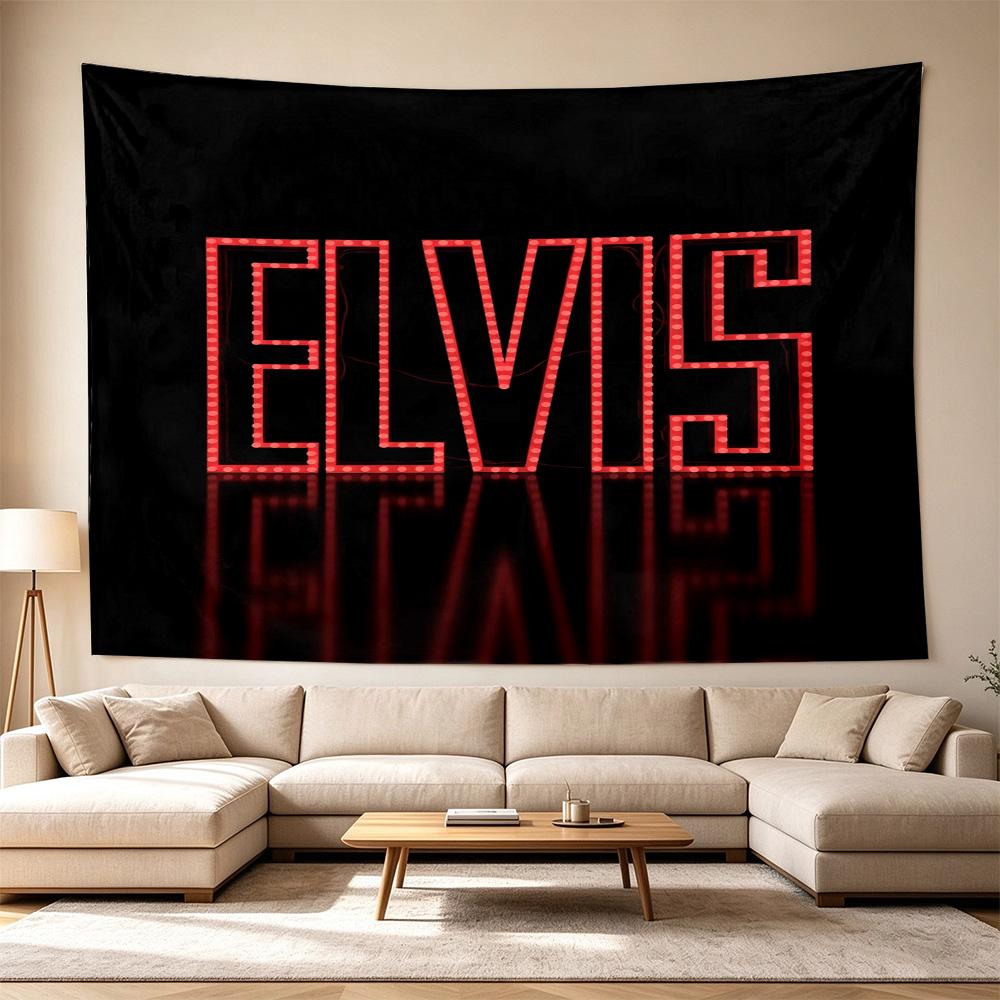Elvis Presley Performance Polyester Wall Hanging Tapestry, Aesthetic Home Decor for Bedroom Dorm Photo Backdrop,Perfect Gift