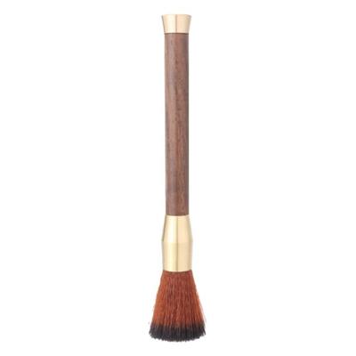Wood Coffee Cleaning Brush Coffee Bar Brush Espresso Grinder Brush with Handle