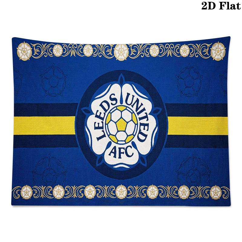 Стена Leeds United Настенный Гобелен Эстетичное Настенное Украшение Печатная Ткань Одеяло Декоративные Гобелены для Спальни Гостиной Домашний Декор