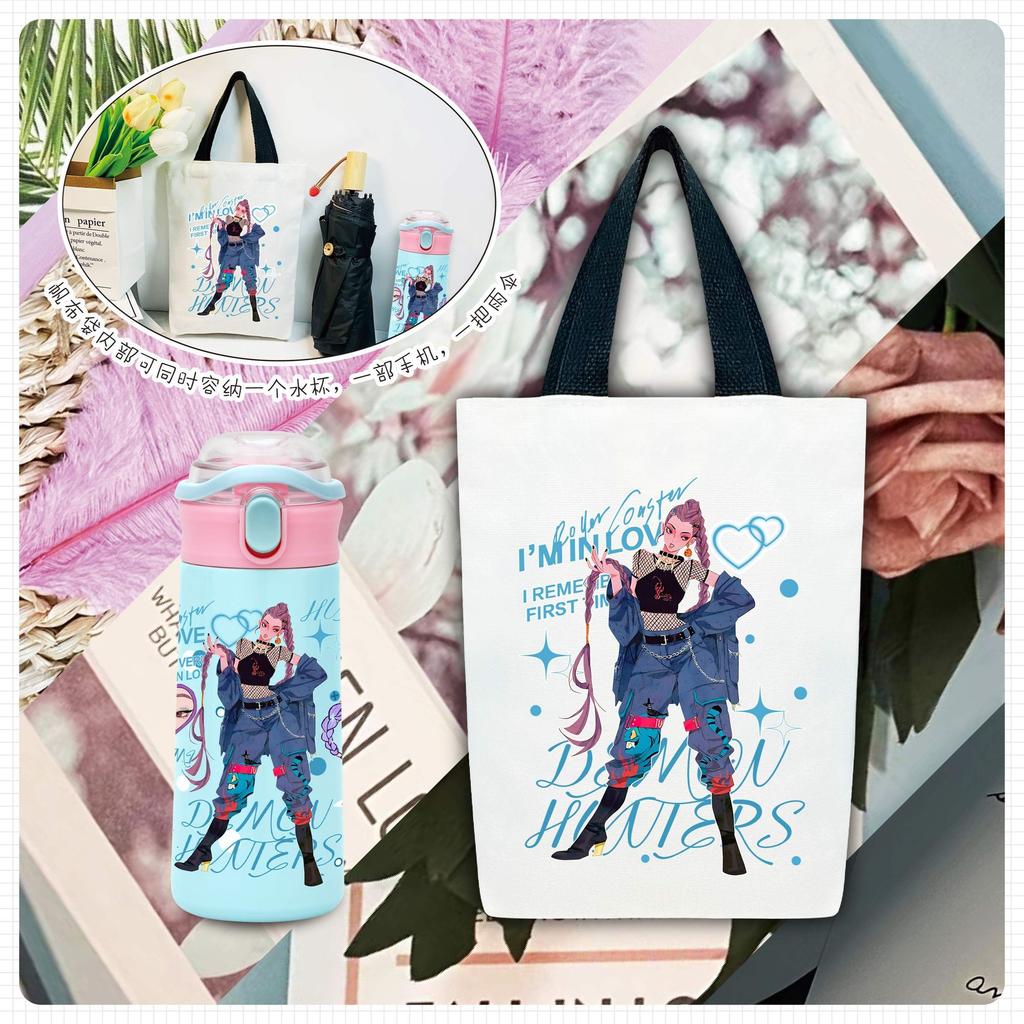 Kpop Witch Hunt Team Cute Cartoon Insulated Cup Children's 304 Stainless Steel Portable Water Cup