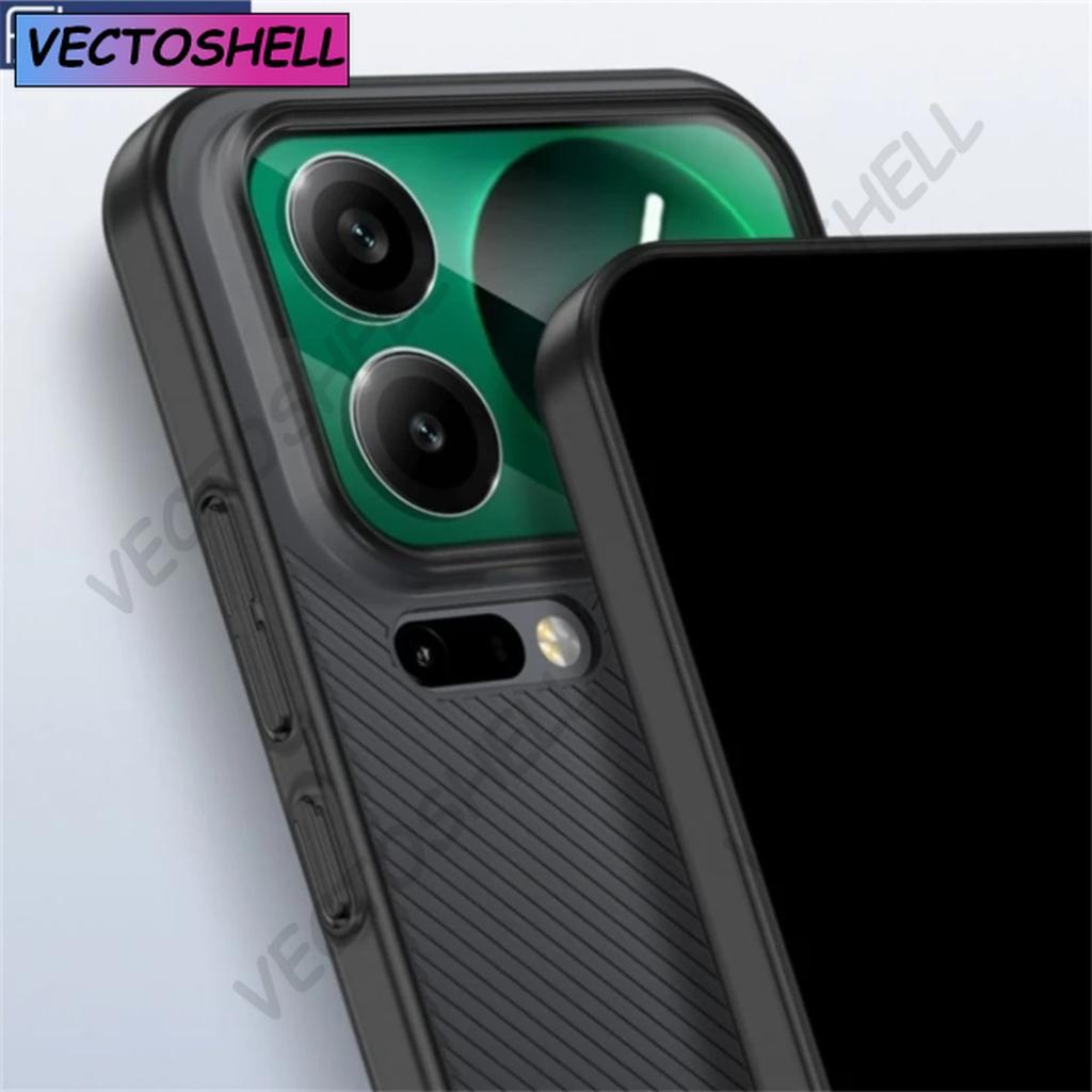 Geometric Case For Xiaomi 17 Pro Max Mi 17 17Pro 5G Matte Transparent Stripe Slim Cover Simple Stylish Shell Bumper